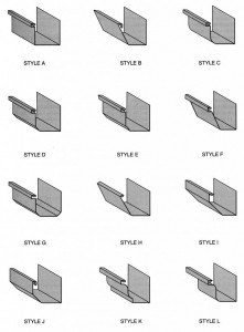 gutter types