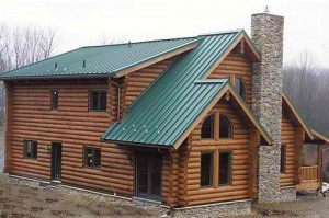 log cabin roofing